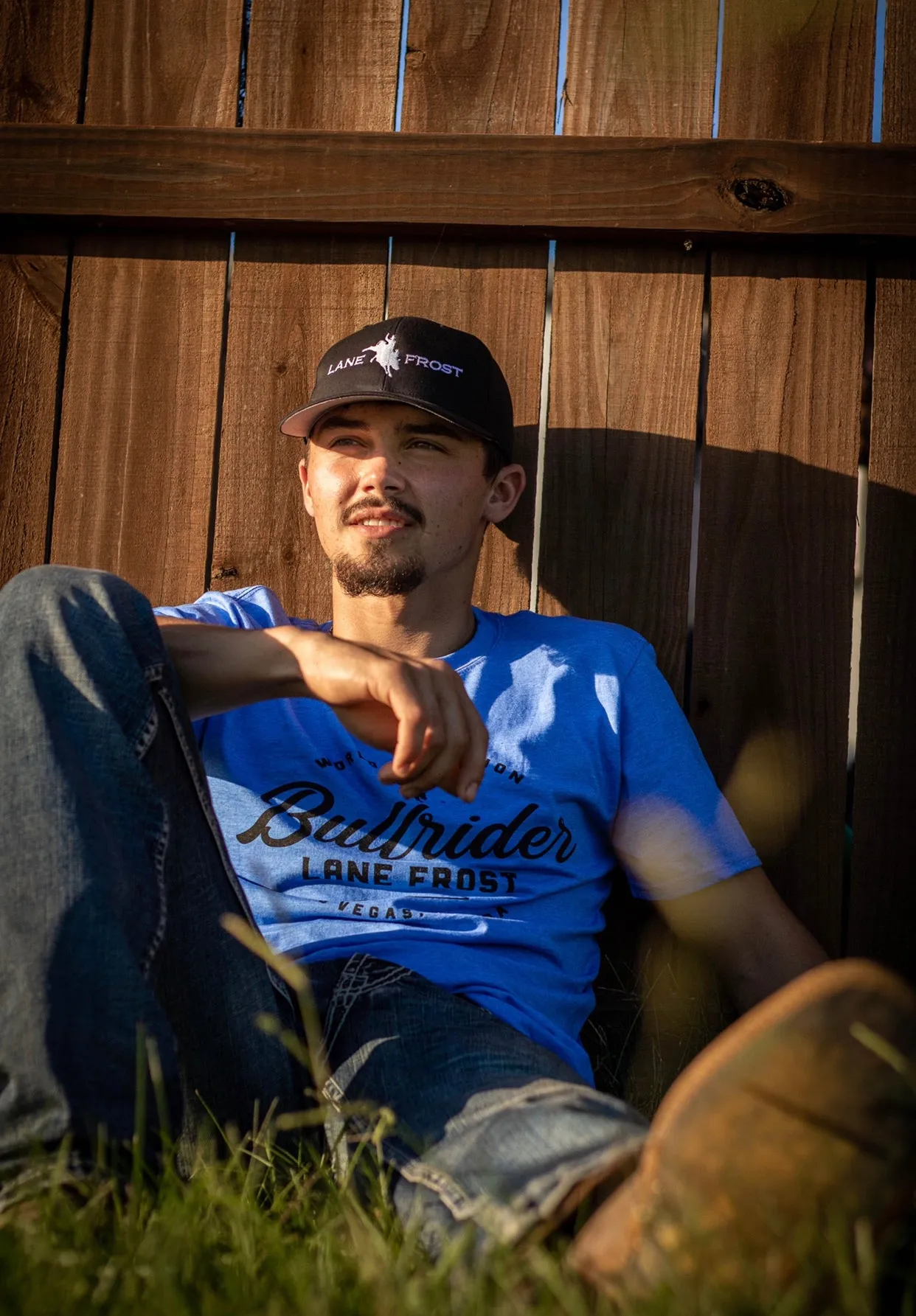 Bullrider Tee (Blue)