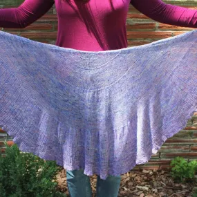 Calico Scallop Shawl Knitting Pattern