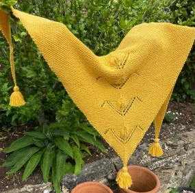 Campfire Shawl Pattern by Nicky Jerrome