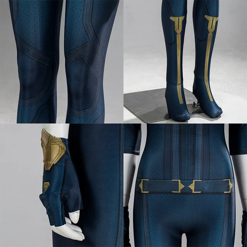 Captain Marvel 2 The Marvels Carol Danvers Battle Uniform Cosplay Costume