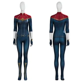 Captain Marvel 2 The Marvels Carol Danvers Battle Uniform Cosplay Costume