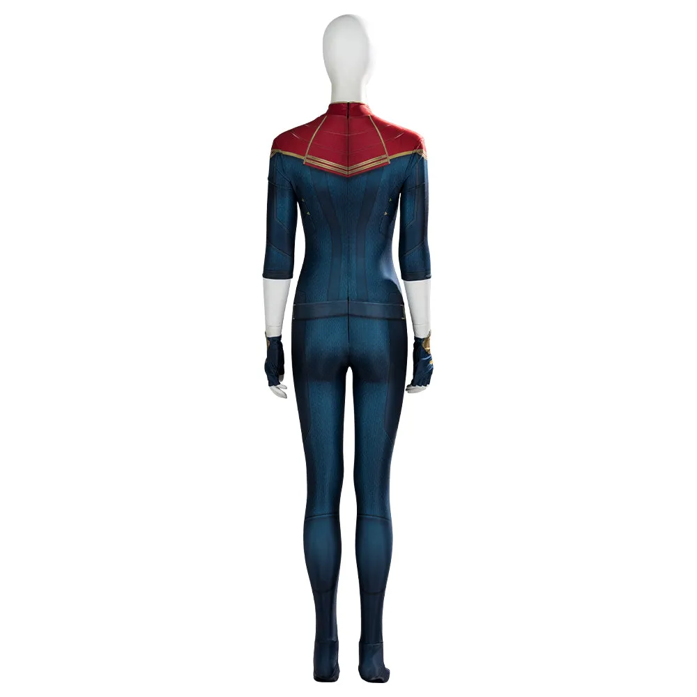 Captain Marvel 2 The Marvels Carol Danvers Battle Uniform Cosplay Costume