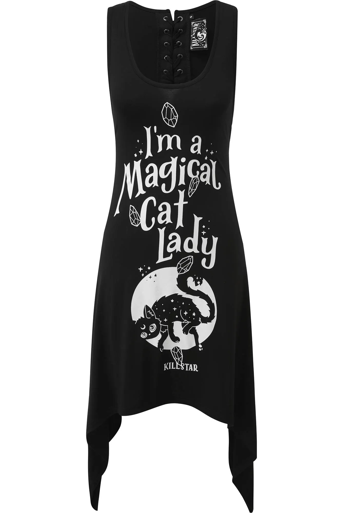 Cat Lady Lace-Up Tunic