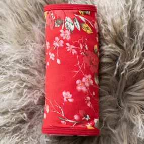 Cherry Blossom Red Swaddle