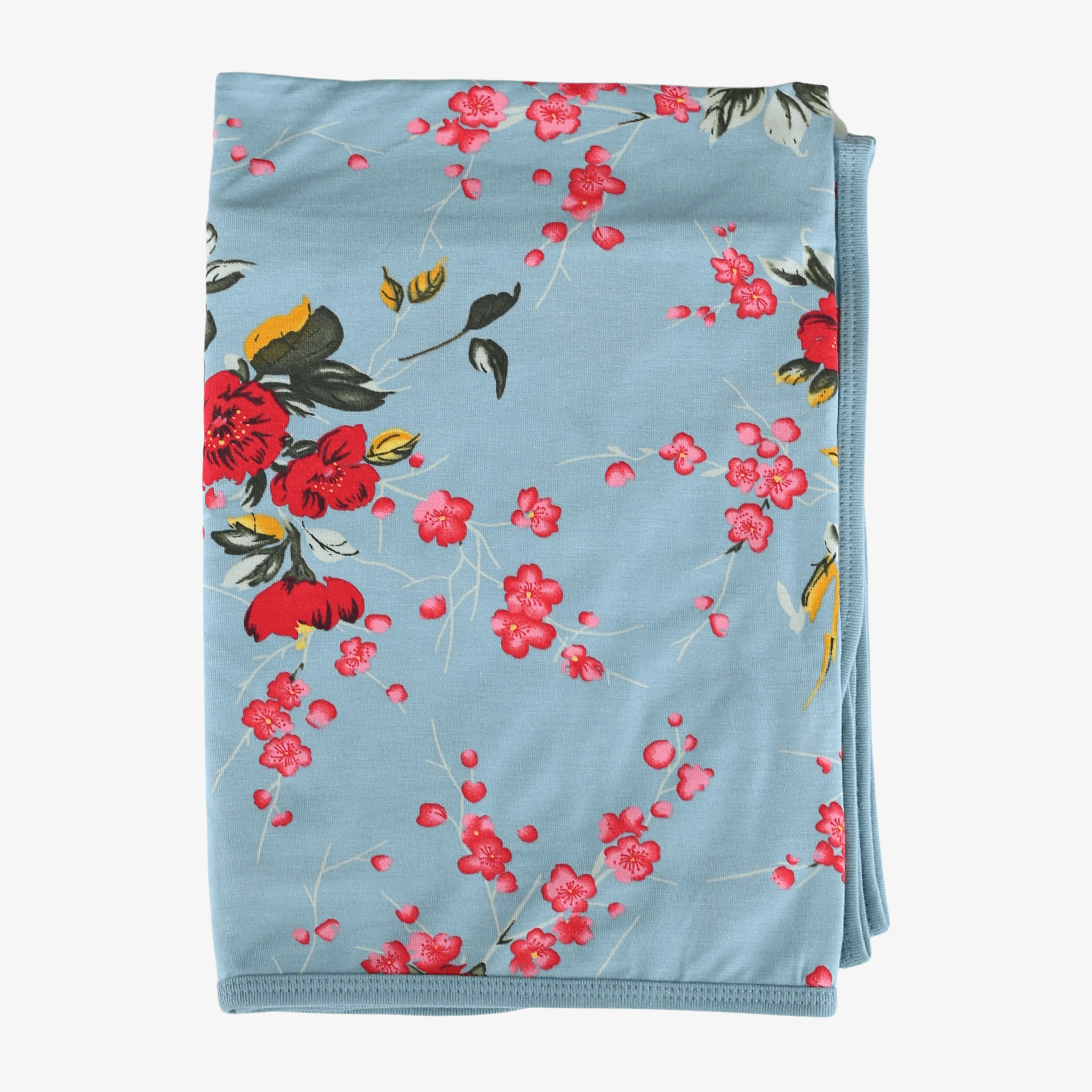 Cherry Blossom Teal Swaddle