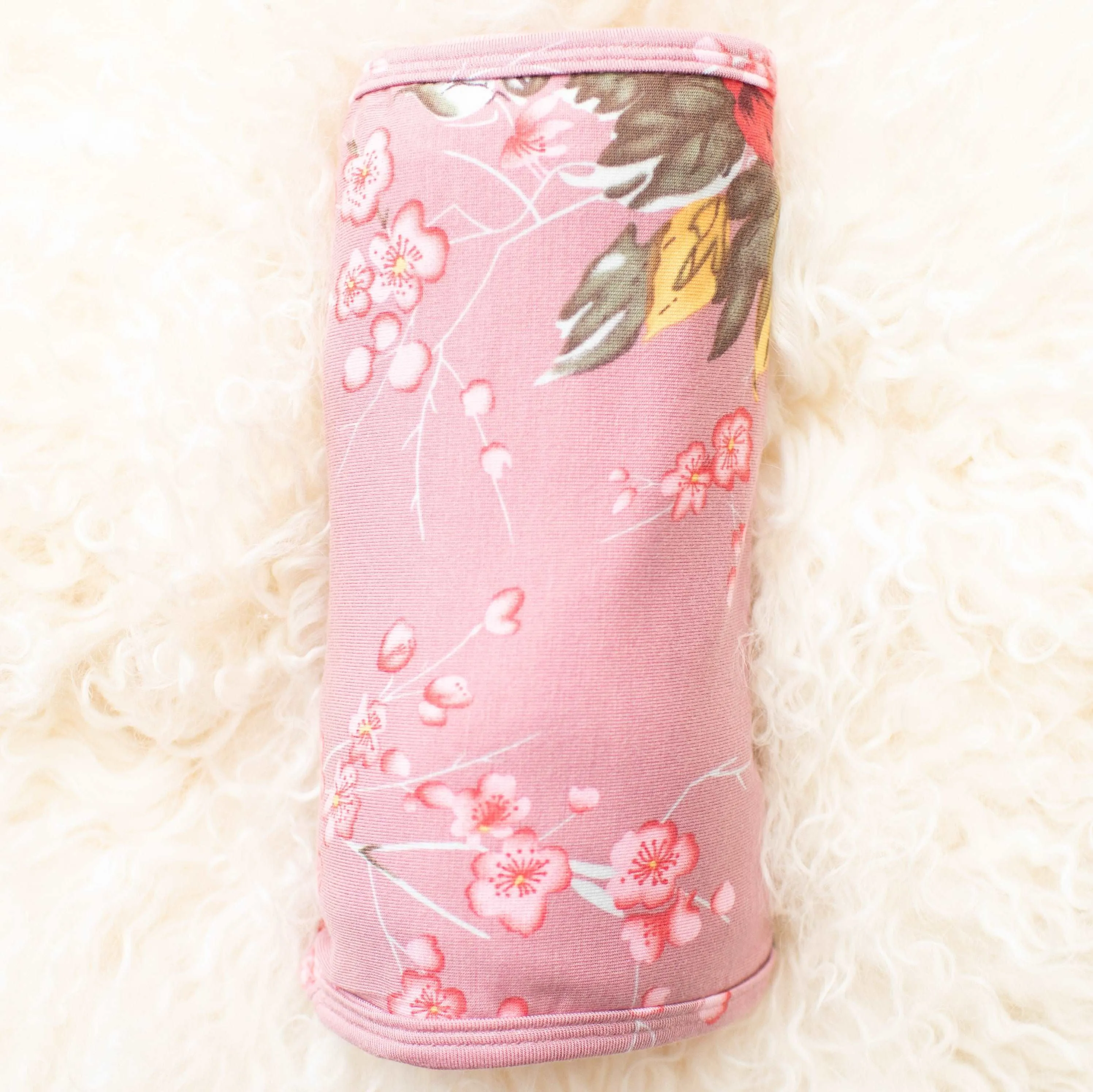 Cherry Blossom Twilight Mauve Swaddle