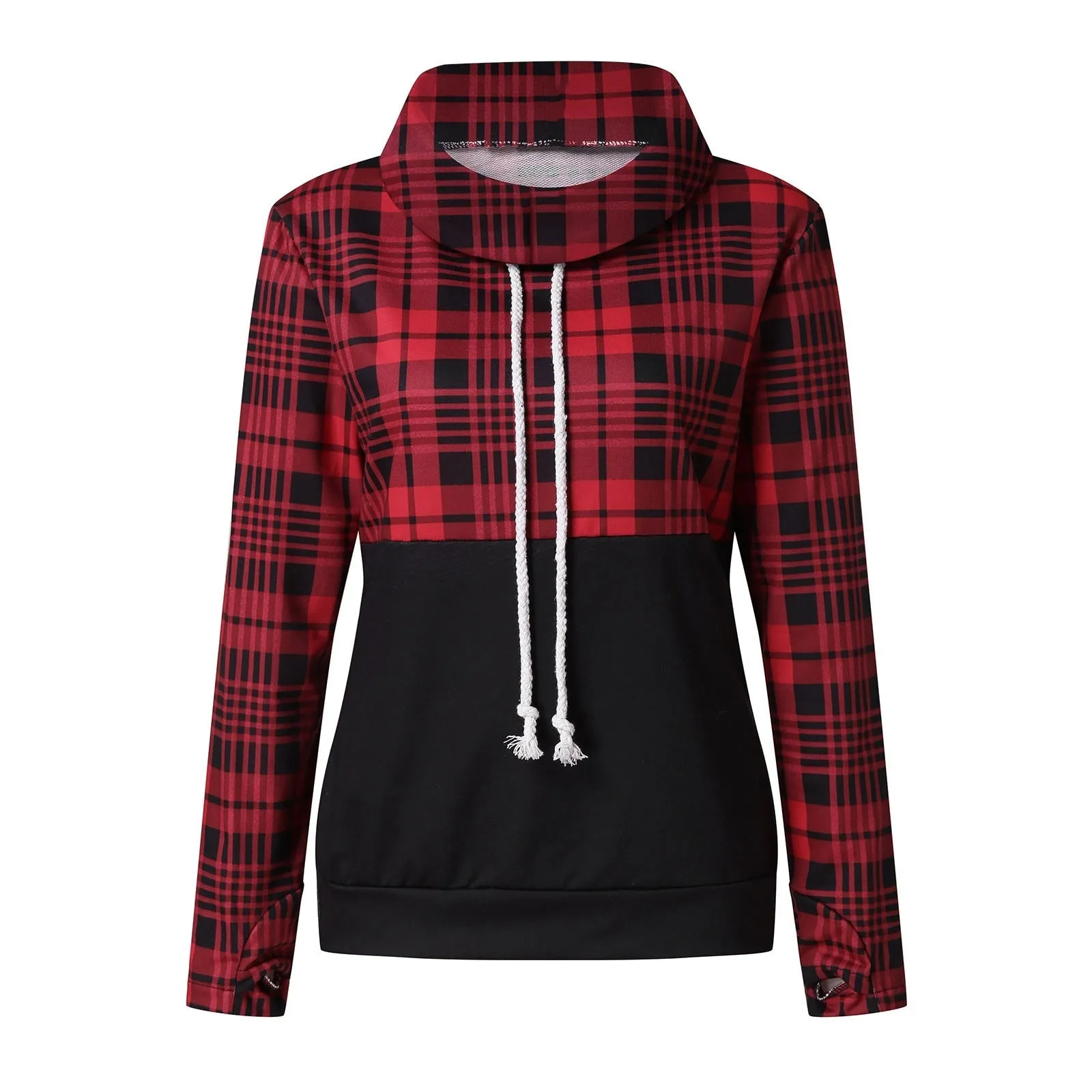 Christmas Plaid Women Hoodie