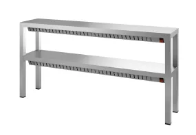 Combisteel Double Halogen Heated Overshelf 1400mm 4 x 350W - 7452.0320