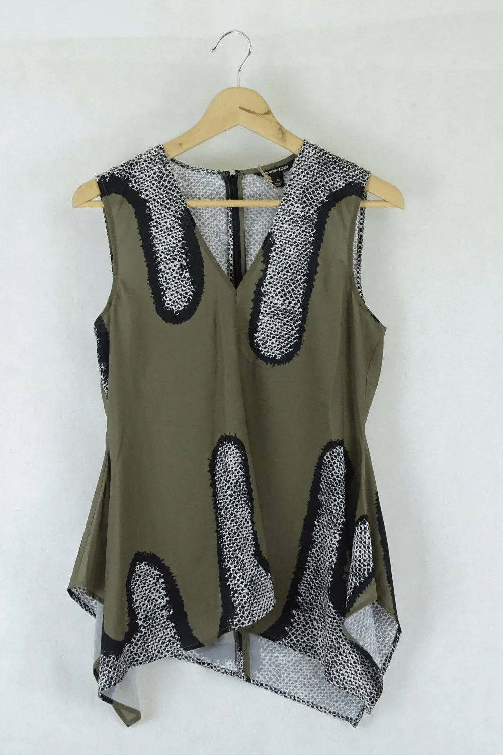 Country Road Sleeveless Print Top XS