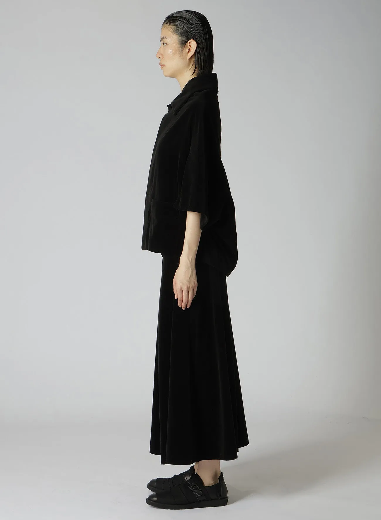 C/Ry VELVET CAPE JACKET