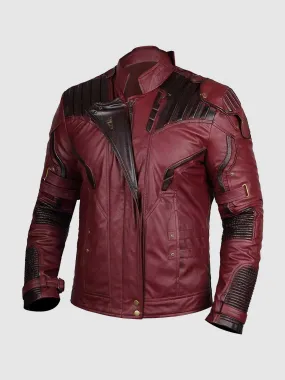 Dark Red Leather Jacket