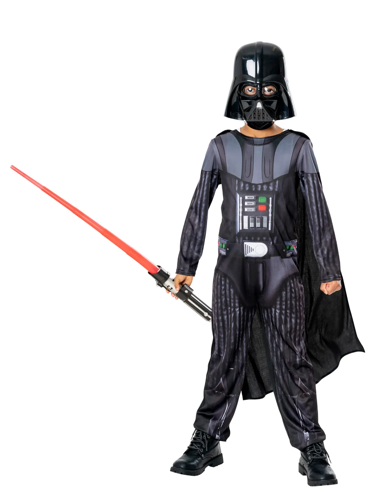 Darth Vader Costume with Lightsaber for Kids - Star Wars