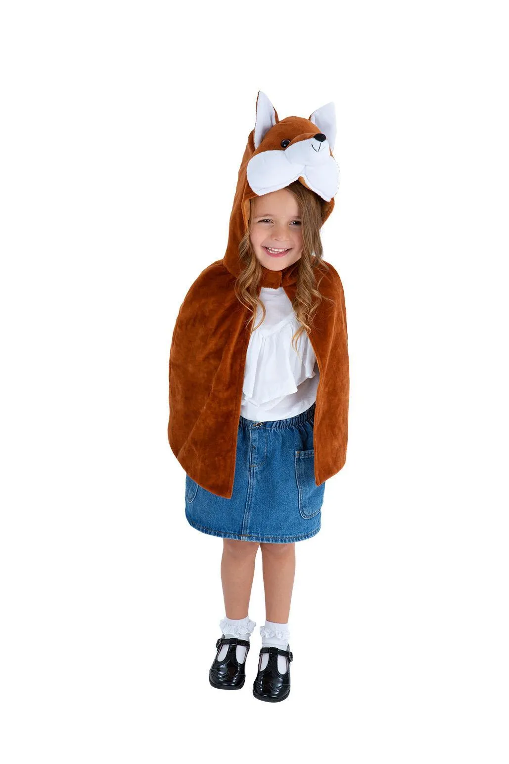 Deluxe Fox Plush Cape, Kids