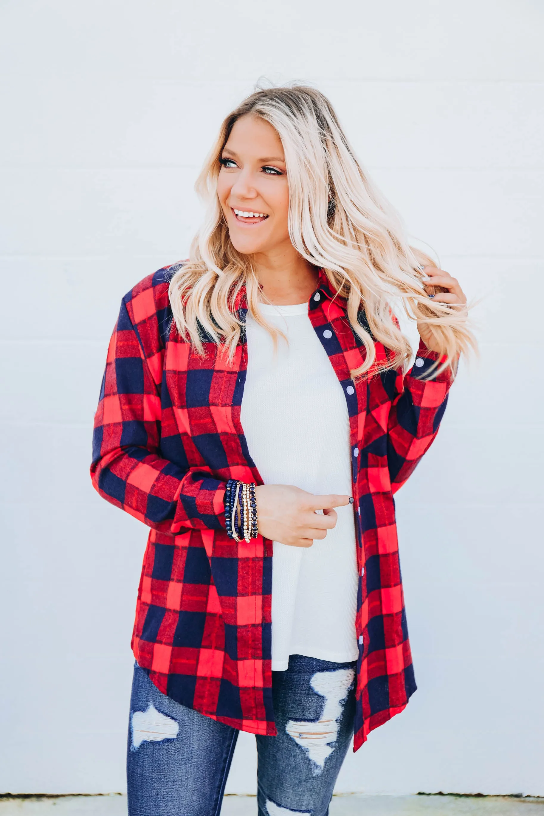 Easy Breezy Plaid Shirt