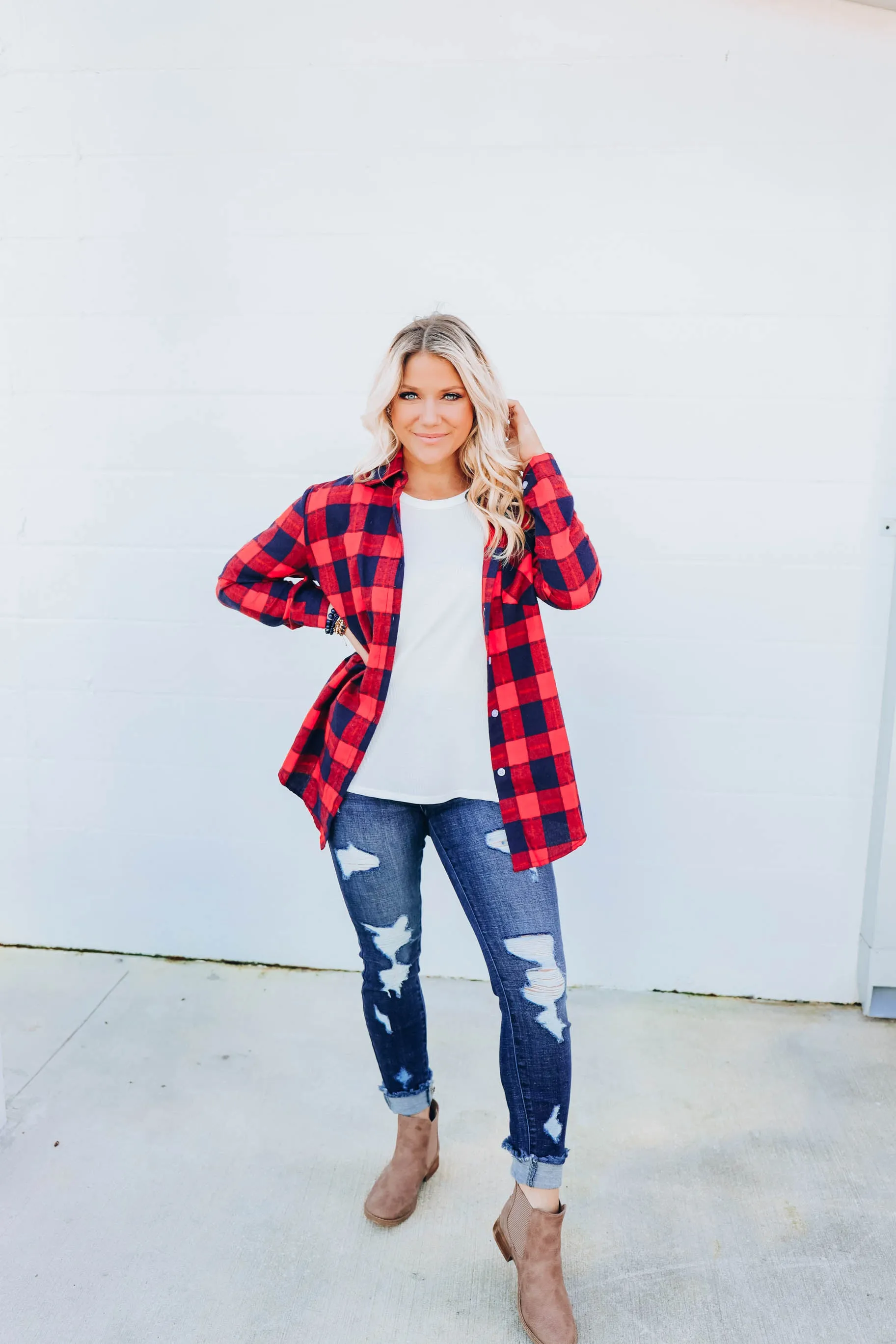 Easy Breezy Plaid Shirt