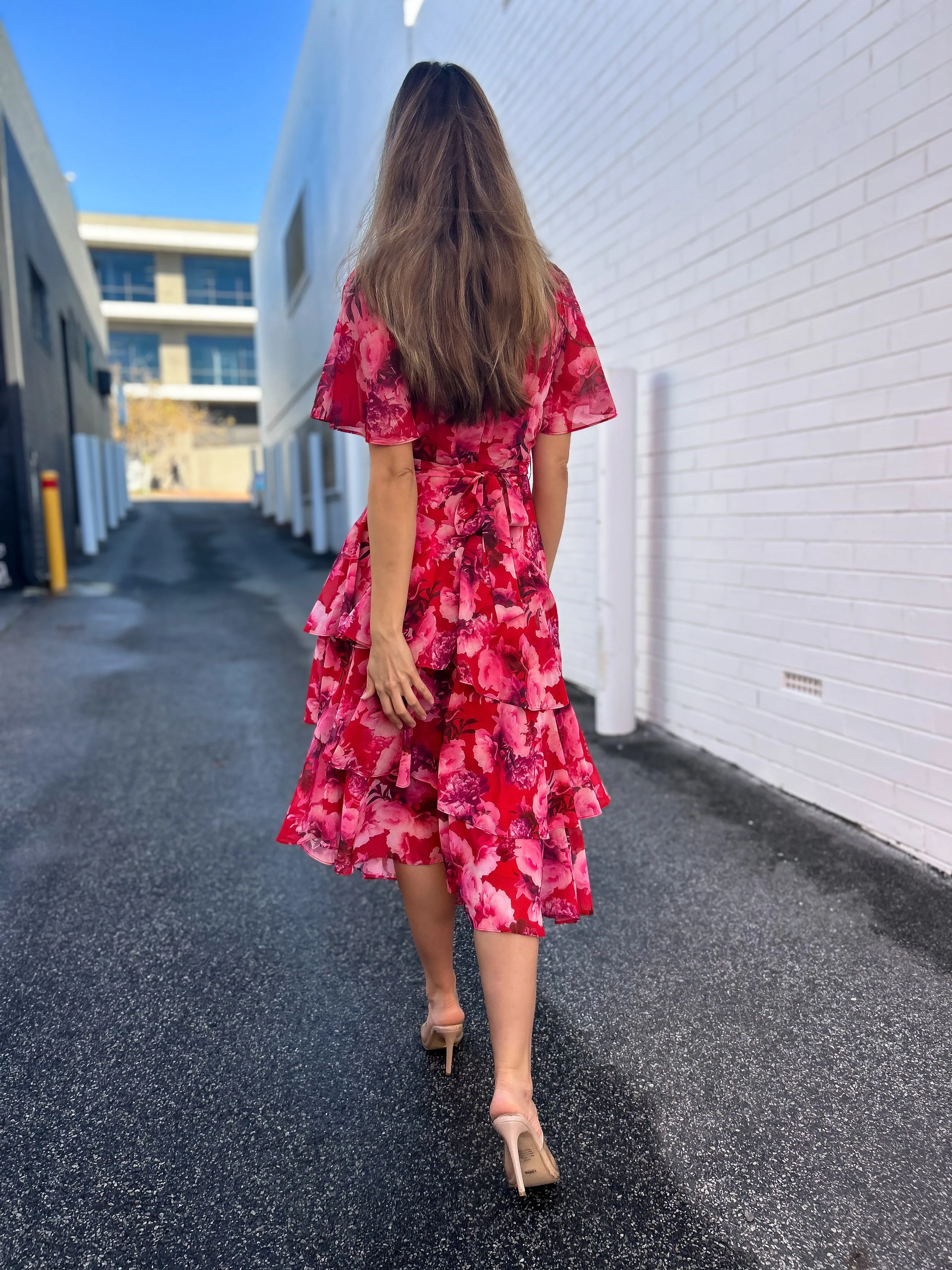 EMILY Tiered Midi Dress