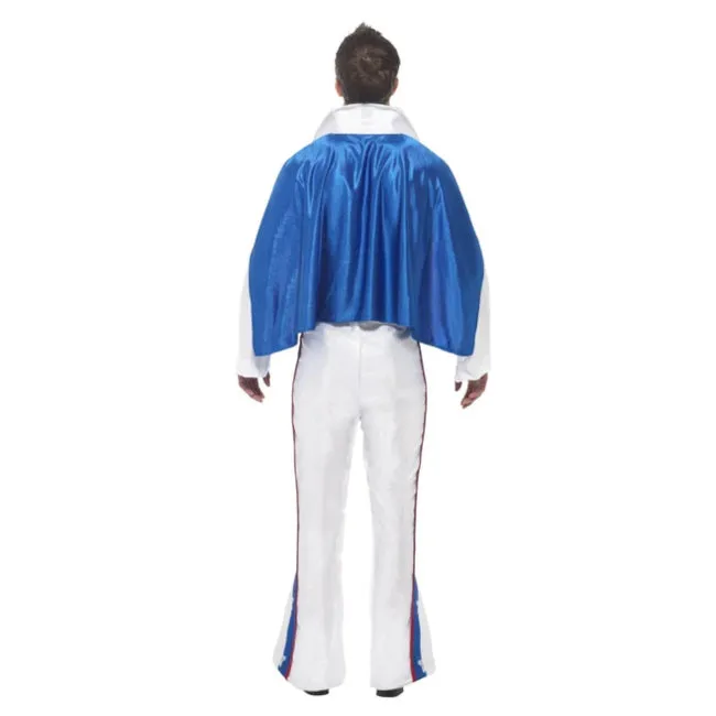 Evel Knievel Costume - Jumpsuit and Attached Cape