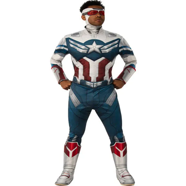 Falcon and the Winter Soldier Captain America Deluxe Men's Costume