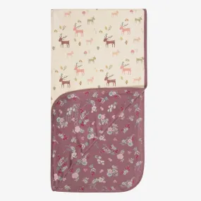 Fall Florals Mauve 💕Winter Deer Swaddle