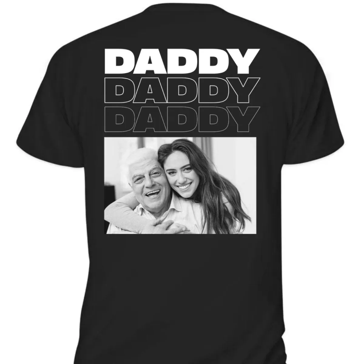 Family - Custom Photo B&W - Personalized Unisex T-shirt, Hoodie, Sweatshirt (TB)