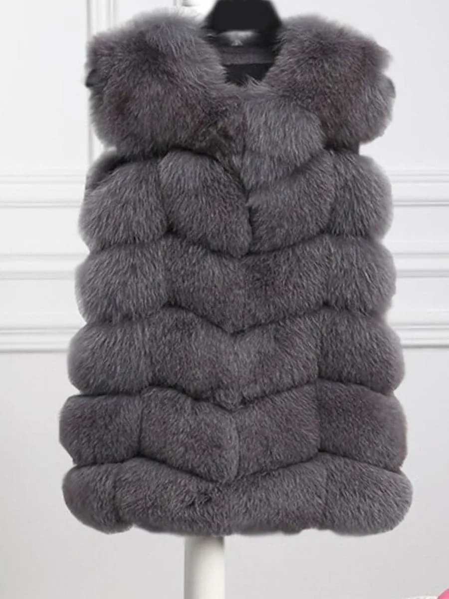 Faux Fur Vest MSF006