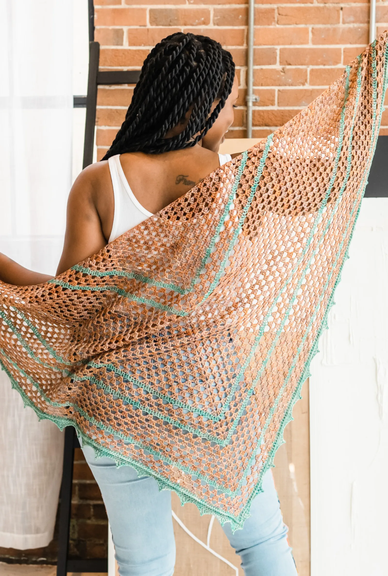 Garden Party Shawl // Crochet PDF Pattern