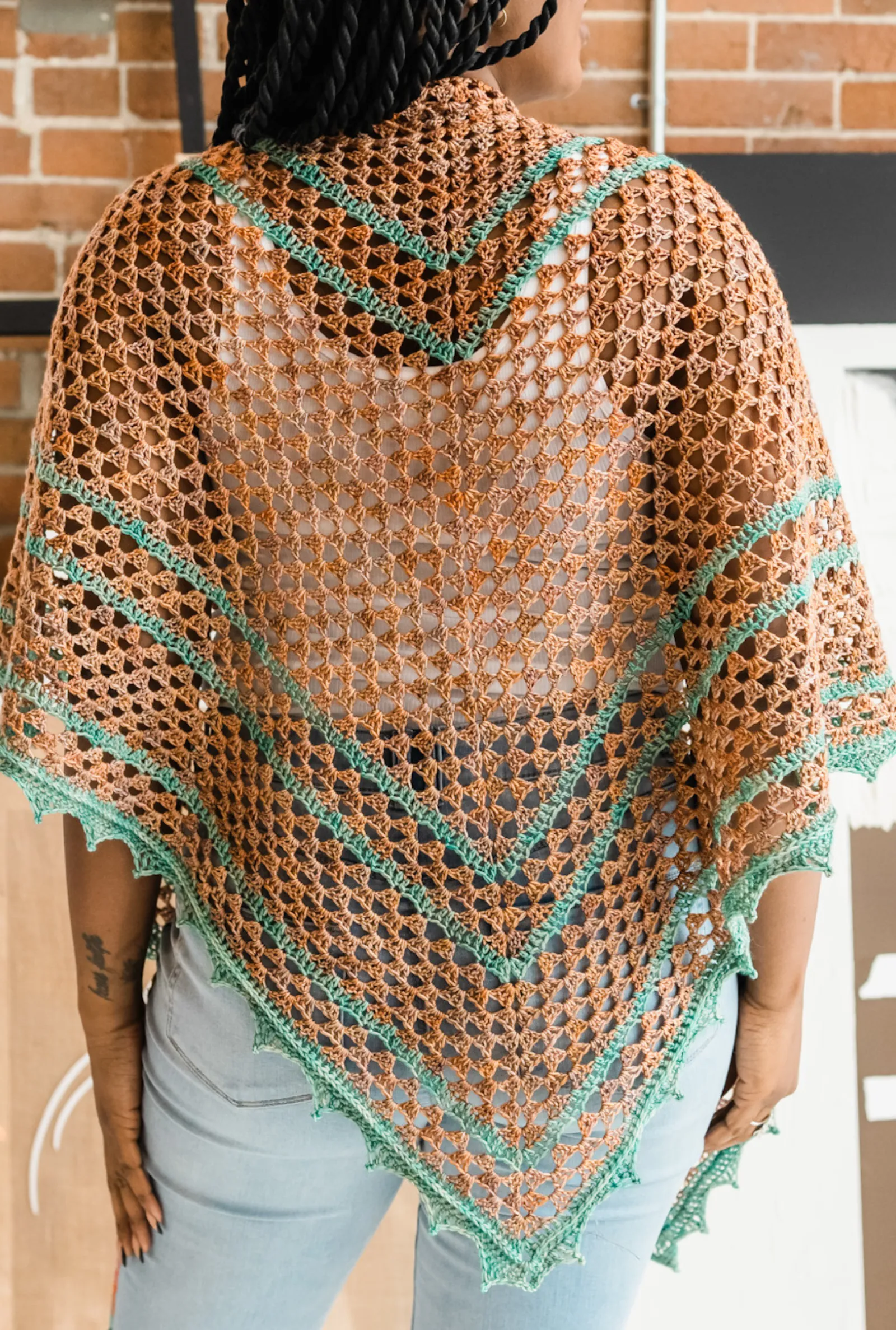 Garden Party Shawl // Crochet PDF Pattern