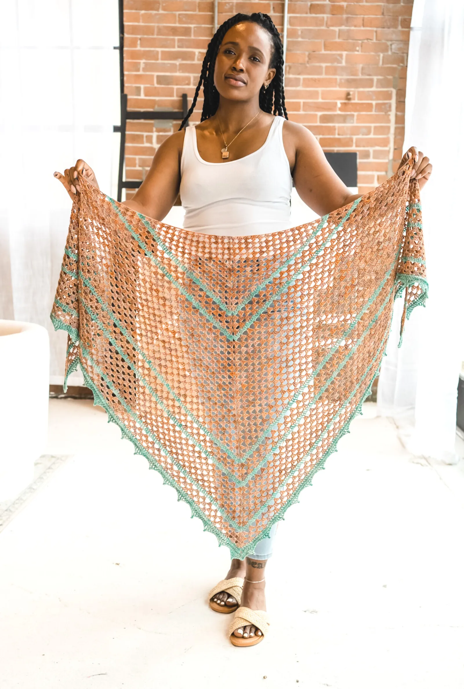 Garden Party Shawl // Crochet PDF Pattern