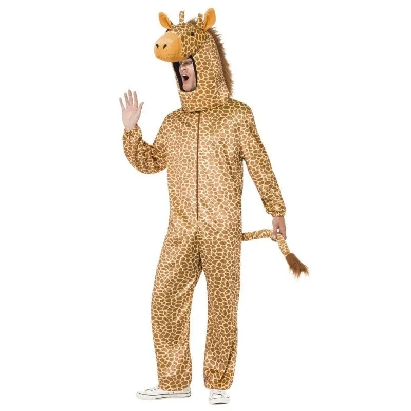 Giraffe Adult Costume - Orange