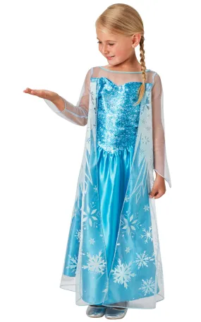 Girls Elsa Ice Queen Disney Princess Costume