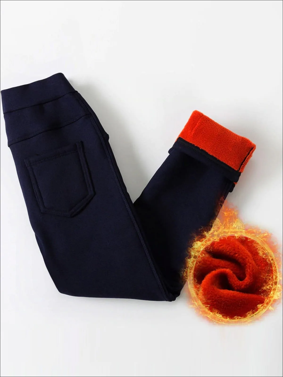 Girls Velvet Pencil Pants