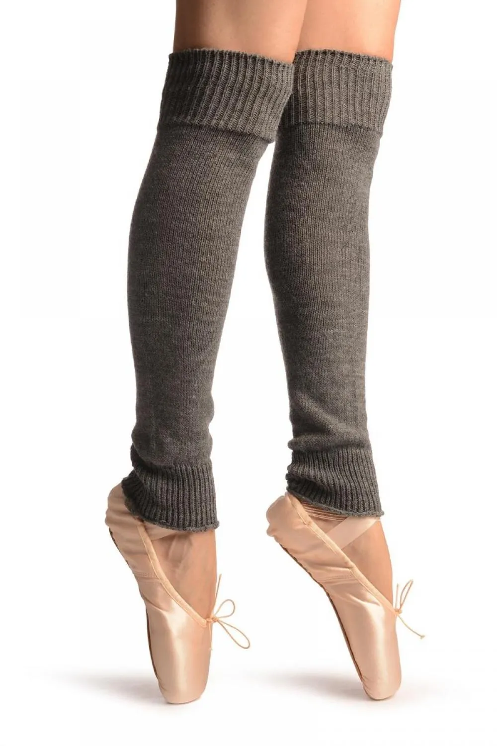 Grey Plain Dance/Ballet Leg Warmers