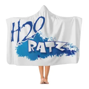 H2O Logo Premium Adult Hooded Blanket