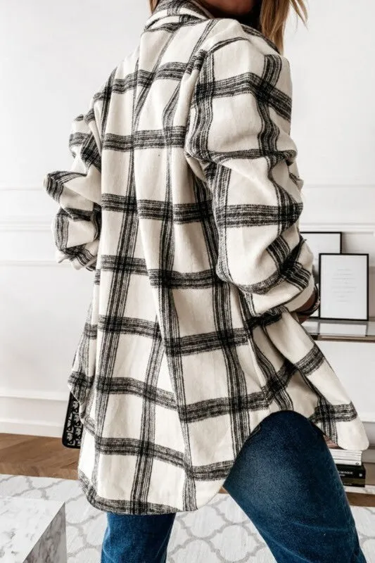 Hannah Oversized Plaid Shacket