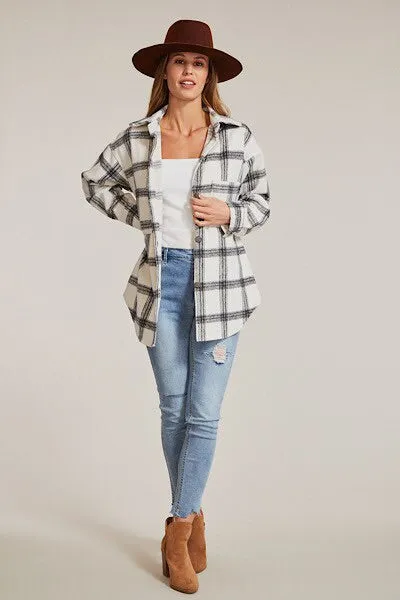 Hannah Oversized Plaid Shacket