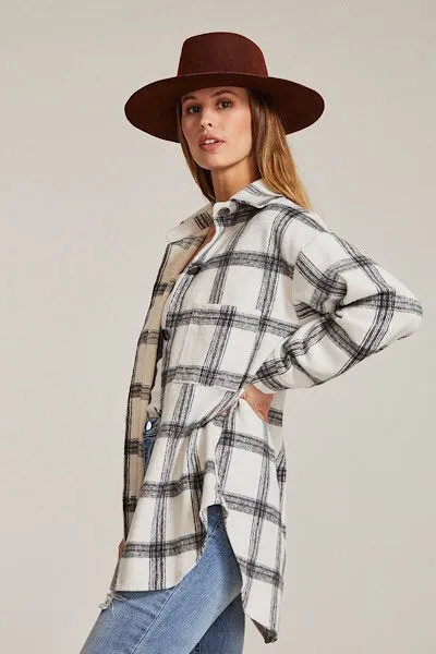 Hannah Oversized Plaid Shacket