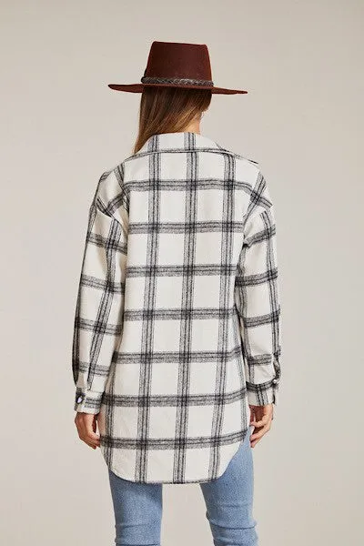 Hannah Oversized Plaid Shacket