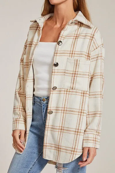 Hannah Oversized Plaid Shacket