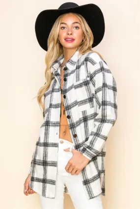 Hannah Oversized Plaid Shacket