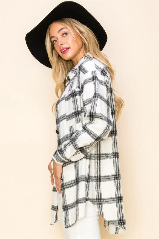 Hannah Oversized Plaid Shacket