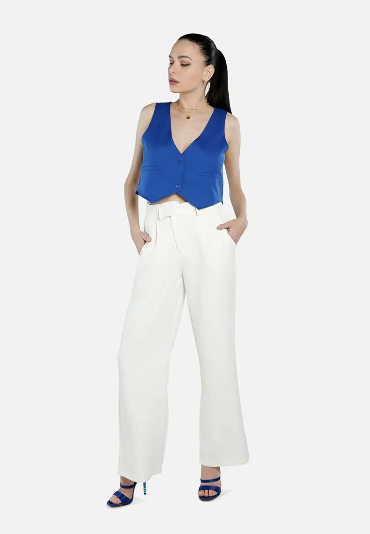 High Waist Flared Pants