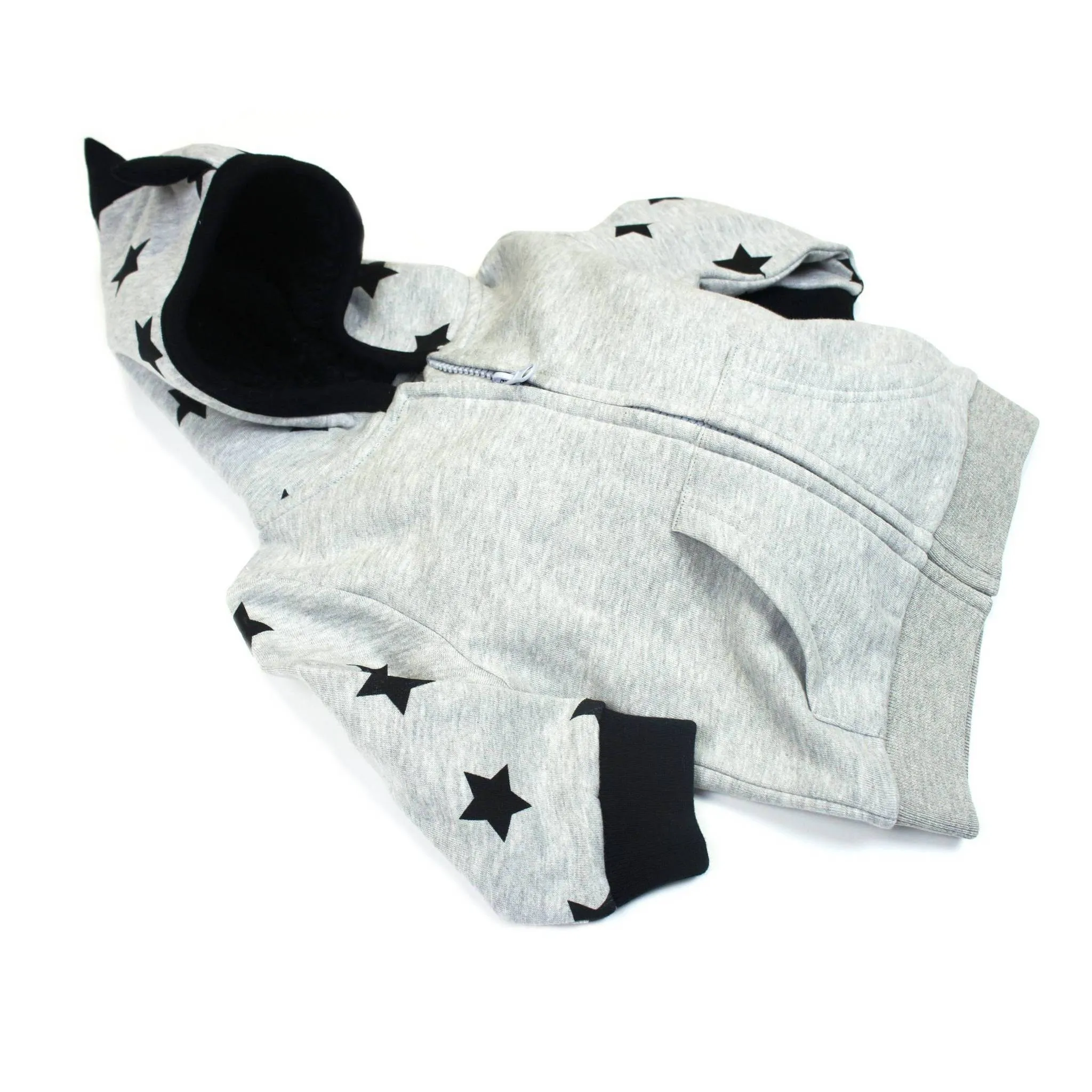 Hoodie Grey Star