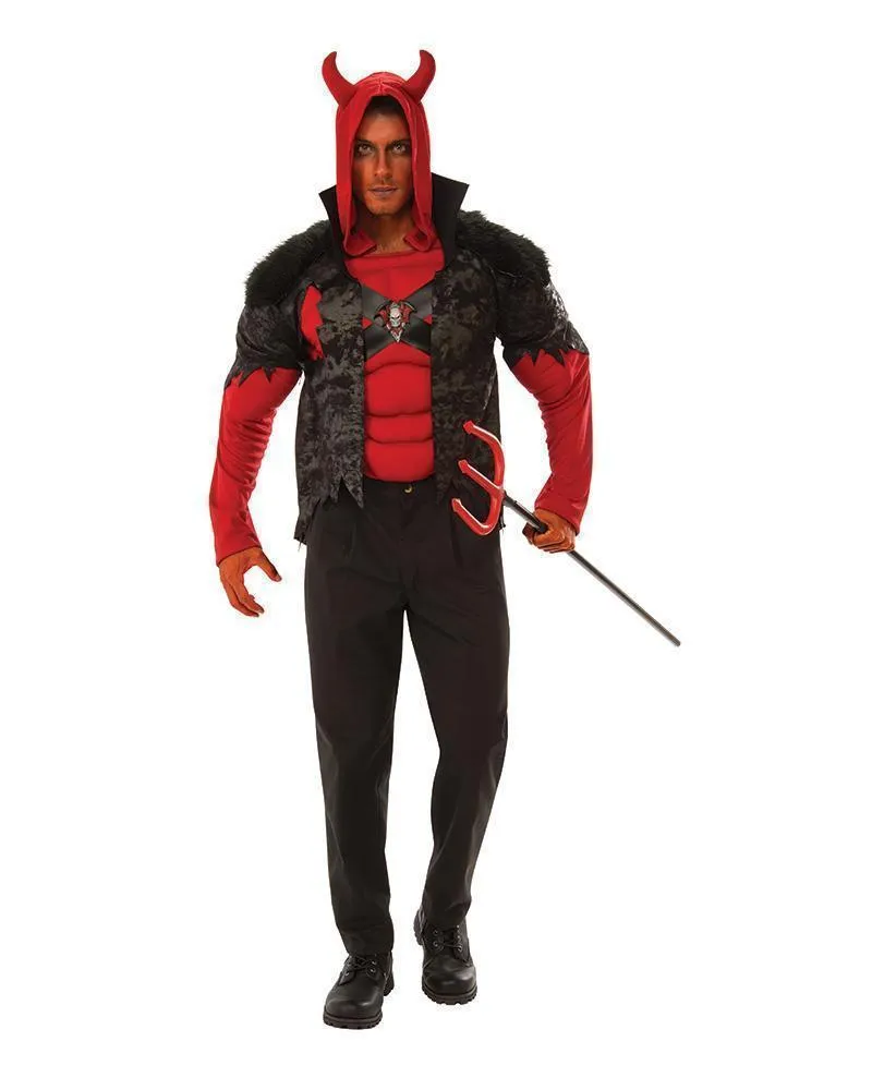 Horned Devil Costume for Adults