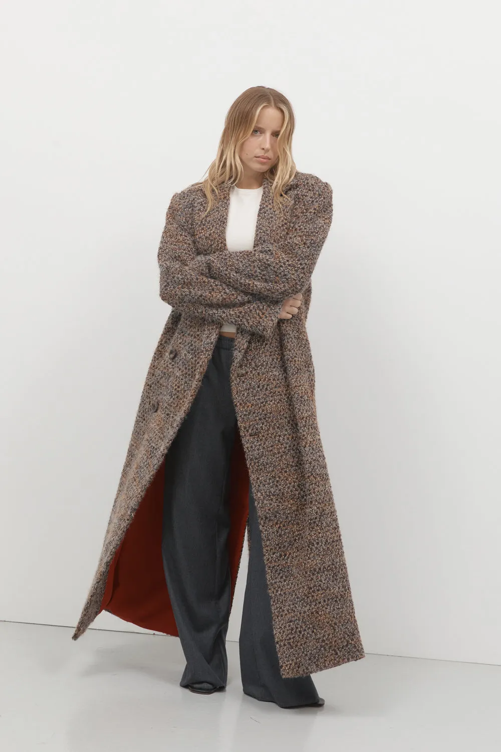 Husk Oversized Wool Coat