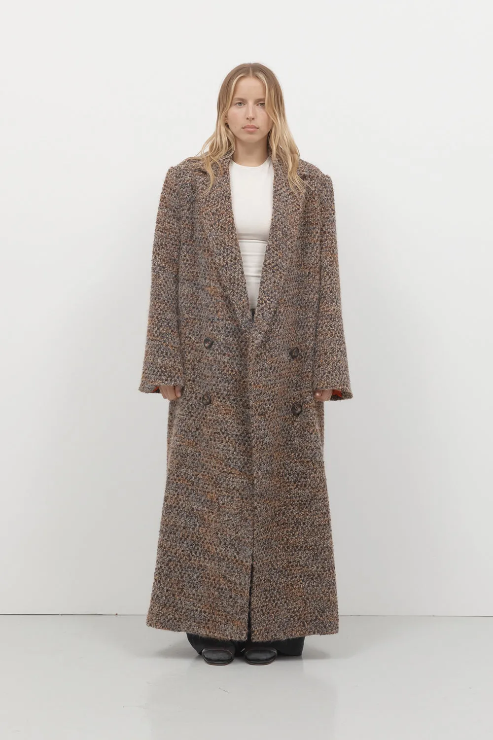 Husk Oversized Wool Coat