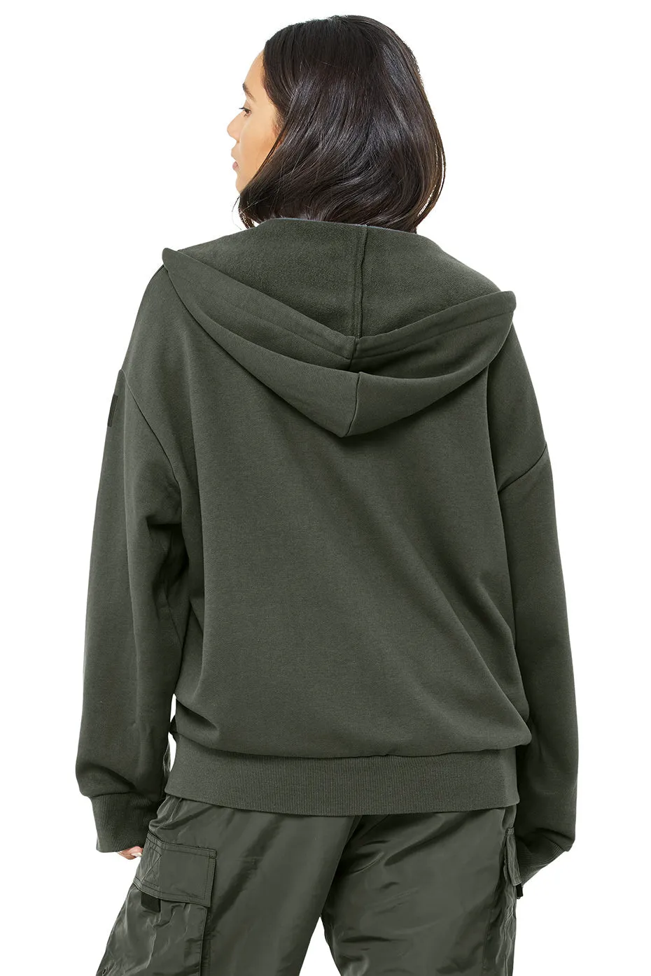 Hype Full Zip Hoodie - Dark Cactus