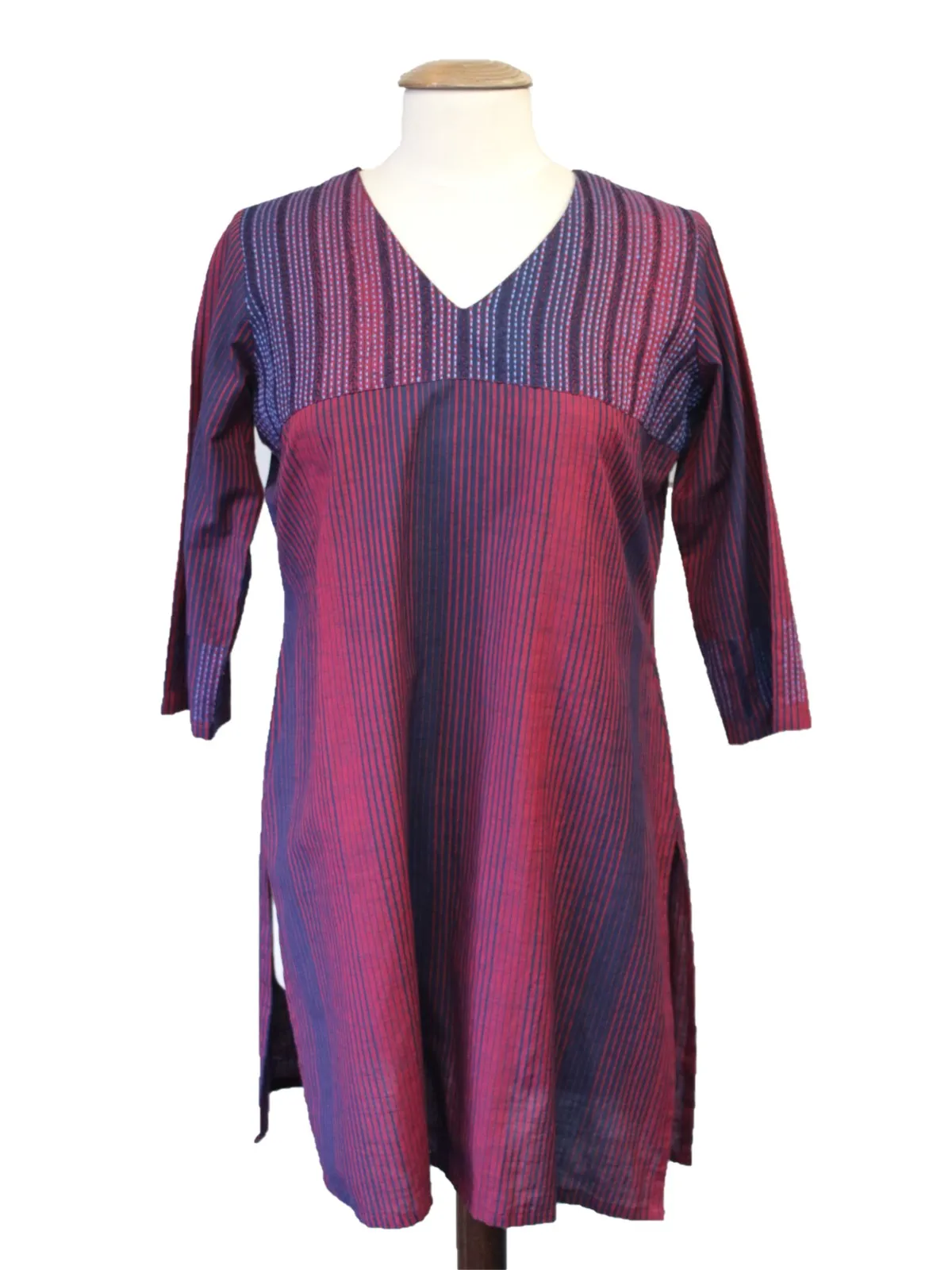 Indian Kurta Style Tunic Top