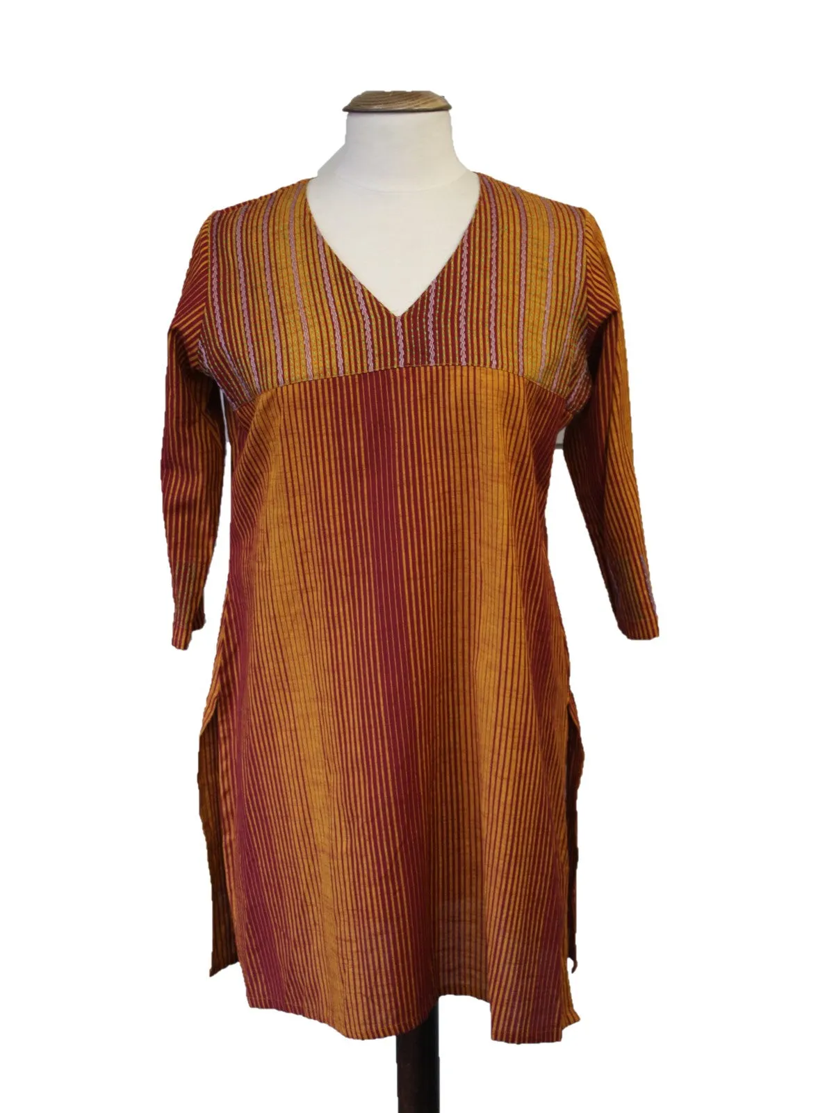 Indian Kurta Style Tunic Top