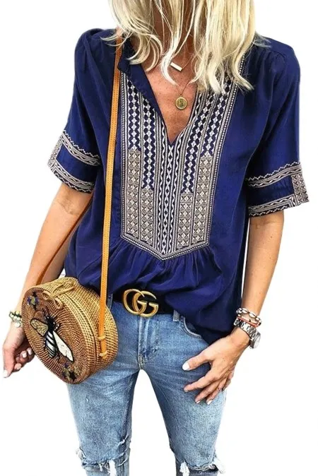 Isla Boho Tunic - Short Sleeve