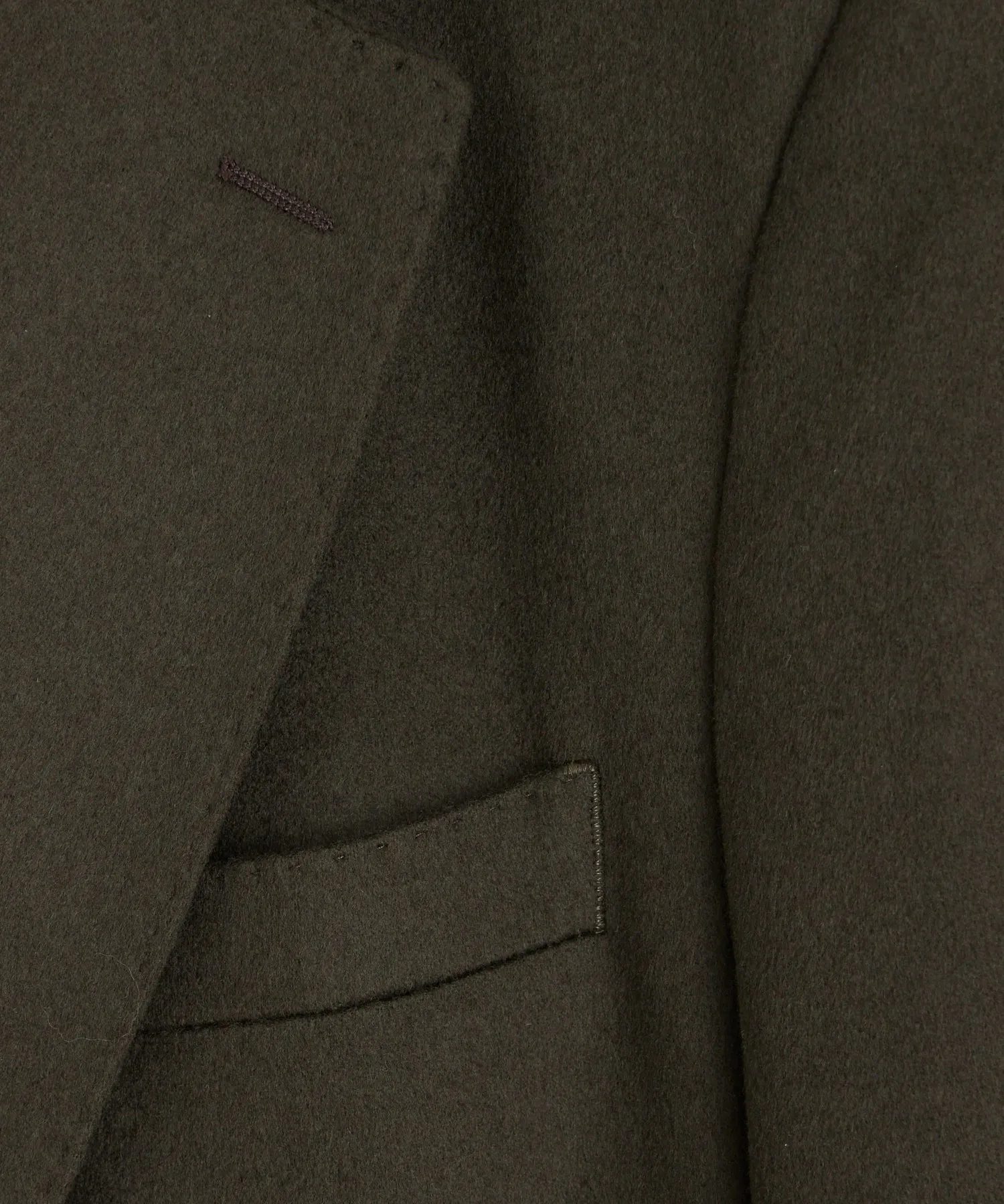 Italian Cashmere Sutton Jacket in Snyder Olive